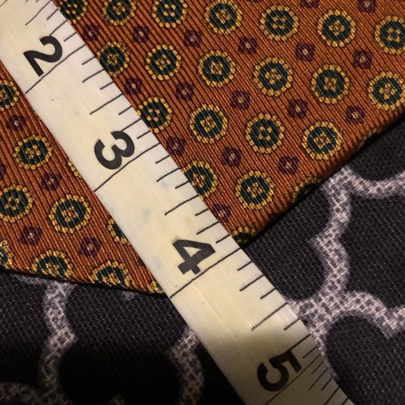 Brooks Brothers Neck Tie Bundle Striped & Geometric 100% Silk Formal Suit B26 - Picture 3 of 14